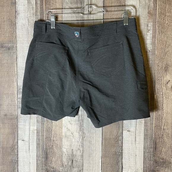 uhl Grey Amphibia Casual Shorts Carbon Dark Grey - Picture 7 of 9